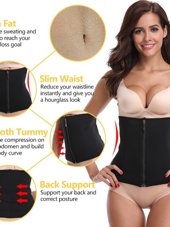 Sweat Sauna Waist Trimmer Belt Body Shaper Waist Trainer