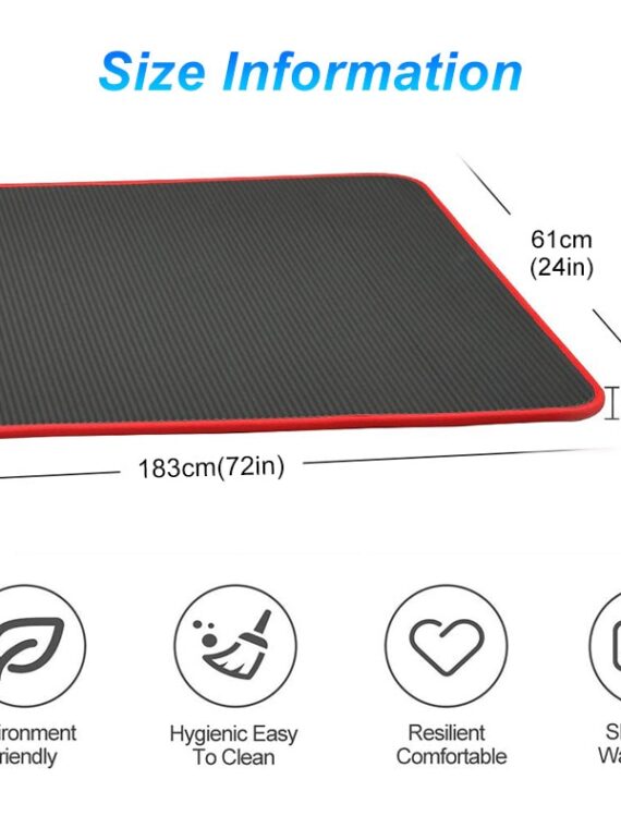 10 mm Extra Thick Non-slip Yoga Mat Natural Rubber NBR Fitness Sports Gym Pilates Pads Gift Yoga Mat Bag