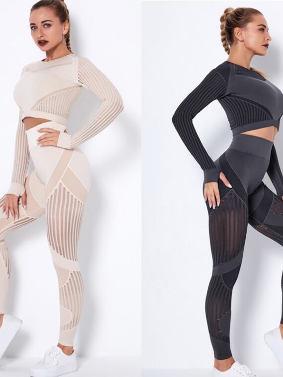 2 Piece Seamless Yoga Outfit Tracksuit