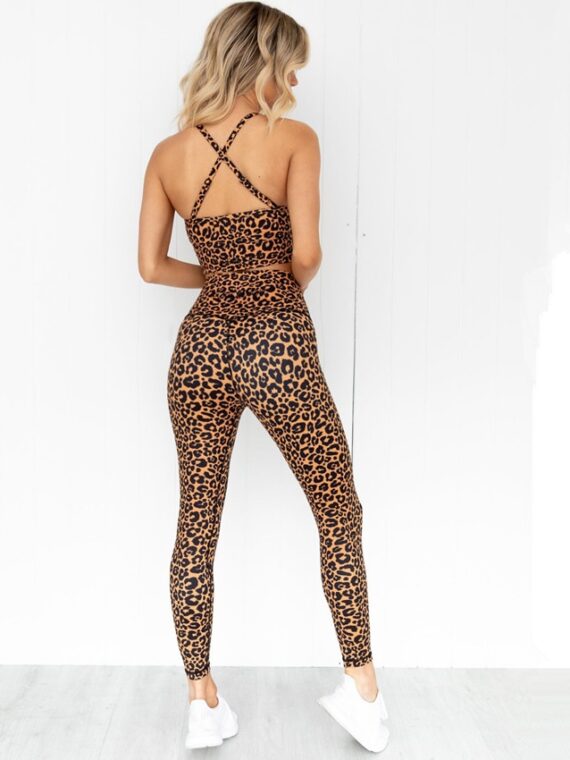 2 Piece Leopard Sport Suit