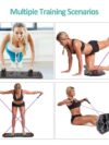 Multi-Function Foldable Push Up Board System with Resistance Tube Bands Pull Rope Bodybuilding Exercise Push-up Stand Board