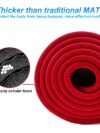 10 mm Extra Thick Non-slip Yoga Mat Natural Rubber NBR Fitness Sports Gym Pilates Pads Gift Yoga Mat Bag