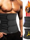 Mens Workout Waist Trainer Corset Sauna Sweat Trimmer