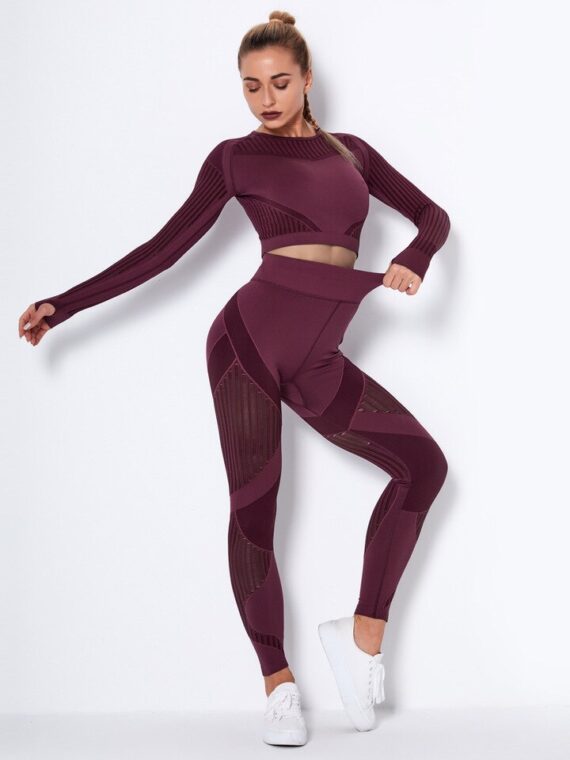 2 Piece Seamless Yoga Outfit Tracksuit