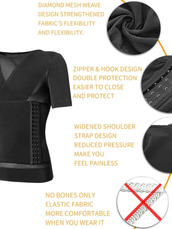 Mens Body Shaper Compression Shirt