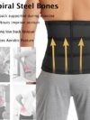 Mens Workout Waist Trainer Corset Sauna Sweat Trimmer