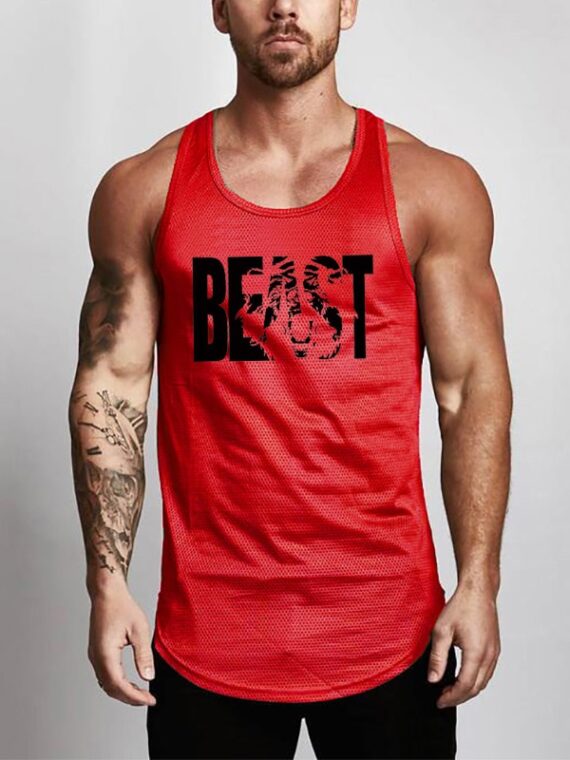 Summer Brand Fitness Tank Top Men Bodybuilding 2021 Gyms Clothing Fitness Men Shirt slim fit Vests Mesh Singlets Muscle Tops