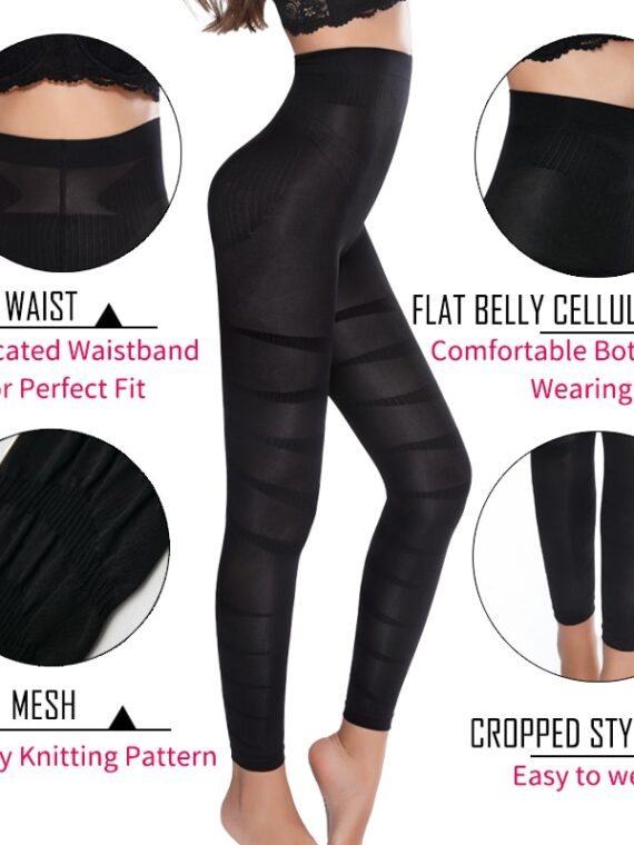 Anti Cellulite Compression Leggings Leg Shapewear