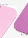 TPE Yoga Double Layer Non-Slip Mat Yoga Exercise Pad with Position Line For Fitness Gymnastics and Pilates