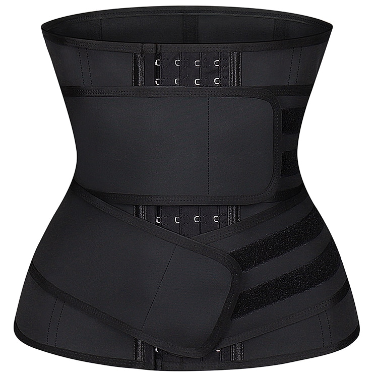 High Compression Latex Waist trainer 9 Steel Bones 4 Hooks Corset