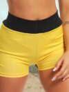 Women Yoga Shorts High Waist Push Up Quick Dry Breathable Sports Running Fitness Heart-shaped Beach Shorts Swimming yoga Leggins