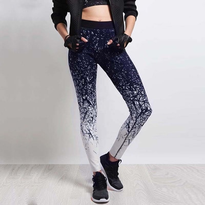 Chinese Style Printed Yoga leggings