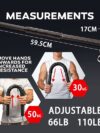 Arm Training Chest Strength Spring Power Twister Bar Arm Workout Triceps Equipment Power Wrist Fitness Muscle Exercise Rod