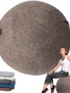 55 65 75 85 CM Yoga Ball Dustprroof Cover Anti-Slip Cotton Anti-static Absorb Sweat Yoga Ball Cover for Protective Case