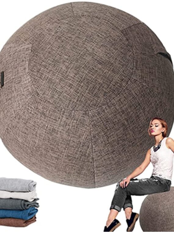 55 65 75 85 CM Yoga Ball Dustprroof Cover Anti-Slip Cotton Anti-static Absorb Sweat Yoga Ball Cover for Protective Case