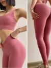 Solid Yoga Set Sports Wear