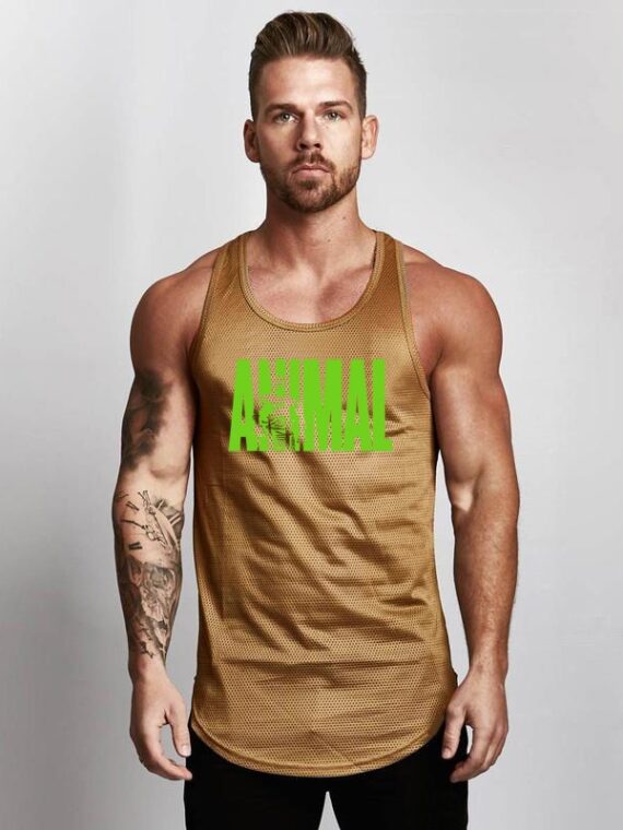 Summer Brand Fitness Tank Top Men Bodybuilding 2021 Gyms Clothing Fitness Men Shirt slim fit Vests Mesh Singlets Muscle Tops