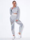 2 Piece Seamless Yoga Outfit Tracksuit