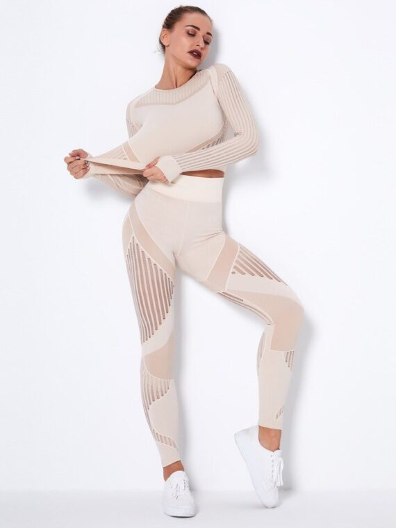 2 Piece Seamless Yoga Outfit Tracksuit