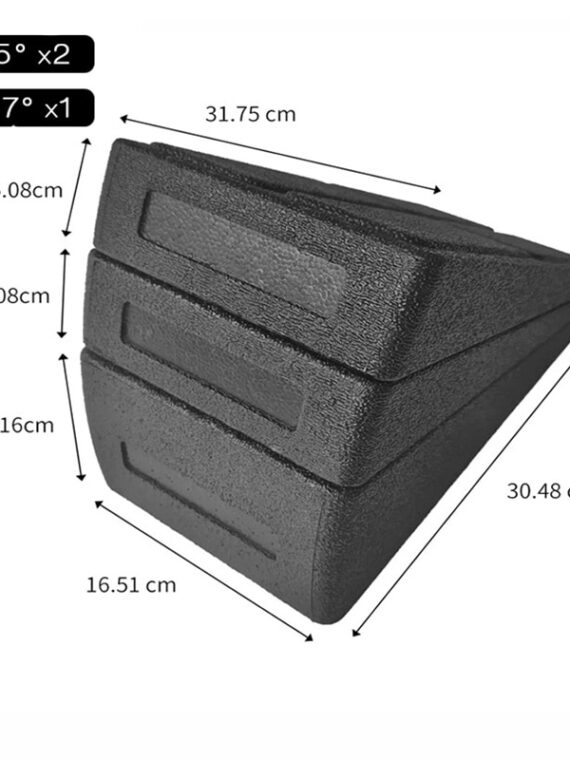 Squat Wedge Block Adjustable Non-Slip Squat Ramp Deadlift Wedge Calf Stretcher Slant Board Strength for Squat and Deadlift