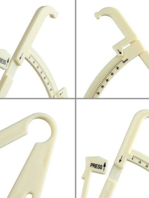 1PCS Crossfit Body Fat Loss Tester Calculator Fitness Caliper Clip Measurement Slim Skin Fold Body Fat Chart Gym Equipment