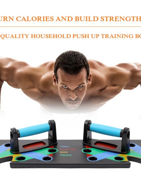 9 in 1 Push Up Rack Board Comprehensive Fitness Exercise Pushup Stands Push-ups Body Building Sport Home Gym Equipment Men Women