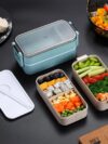 Thermal snack electric heated lunch box