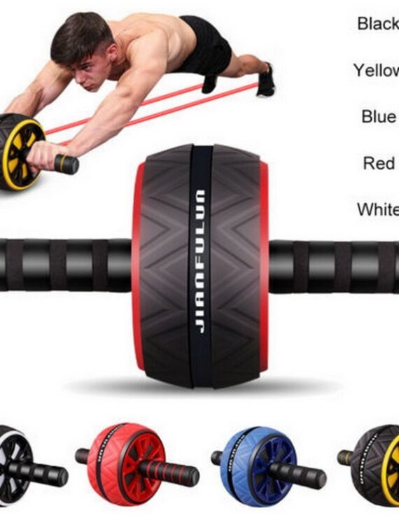 2022 New Ab Roller No Noise Abdominal Wheel Ab Roller Stretch Trainer For Arm Waist Leg Exercise Gym Fitness Equipment