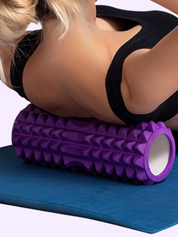 26cm Yoga Column Gym Fitness Pilates Foam Roller Exercise Back Massage Roller Yoga Brick Home Fitness Equipment