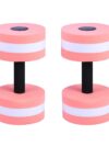 2pcs Water Weights For Pool Exercise Set Water Aerobics Weights Water Aerobic Dumbbells Swimming Pool Barbells Random Color