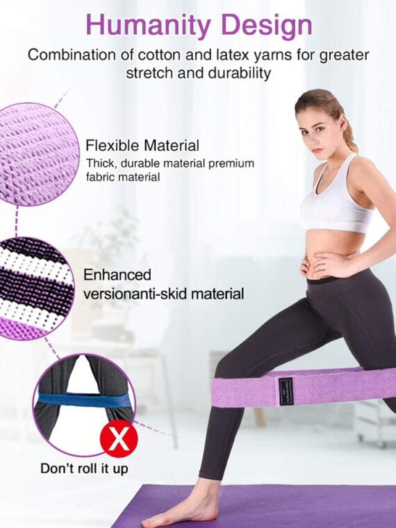 1/2/3PCS/Lot Fitness Rubber Band Elastic Yoga Resistance Bands Set Hip Circle Expander Bands Gym Fitness Booty Band Home Workout