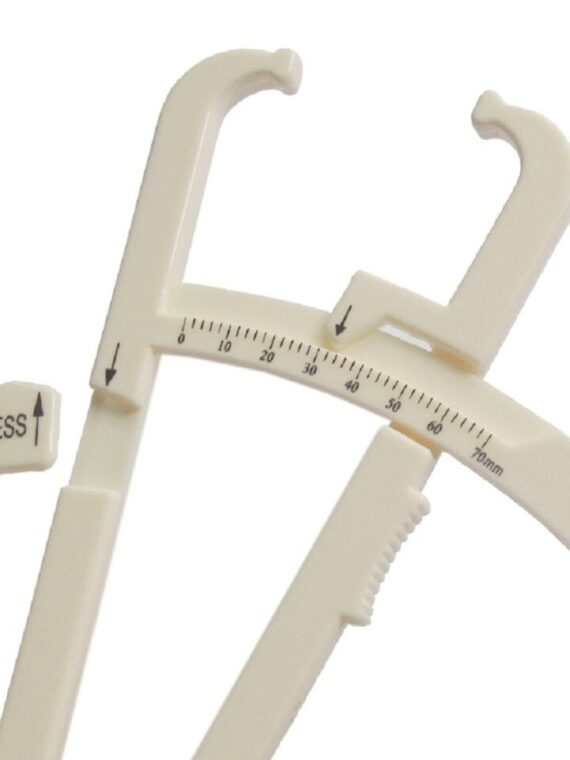 1PCS Crossfit Body Fat Loss Tester Calculator Fitness Caliper Clip Measurement Slim Skin Fold Body Fat Chart Gym Equipment