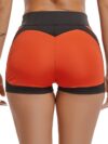 Women Yoga Shorts High Waist Push Up Quick Dry Breathable Sports Running Fitness Heart-shaped Beach Shorts Swimming yoga Leggins