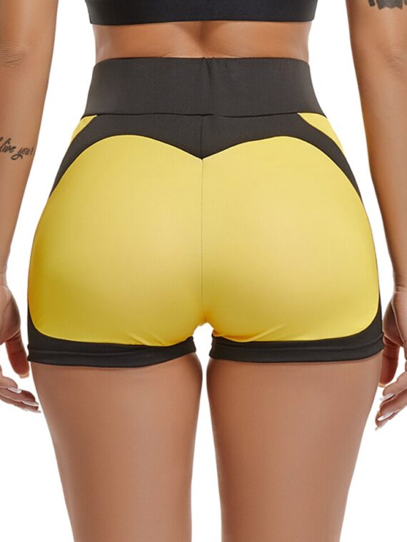 Women Yoga Shorts High Waist Push Up Quick Dry Breathable Sports Running Fitness Heart-shaped Beach Shorts Swimming yoga Leggins