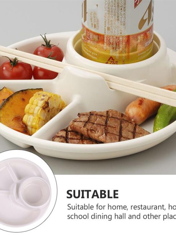 2pcs Portion Control Plate