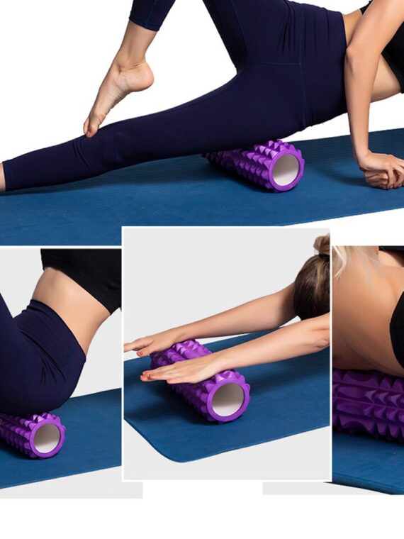 26cm Yoga Column Gym Fitness Pilates Foam Roller Exercise Back Massage Roller Yoga Brick Home Fitness Equipment