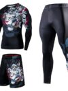 Men's Tracksuit Gym Fitness Compression Suit