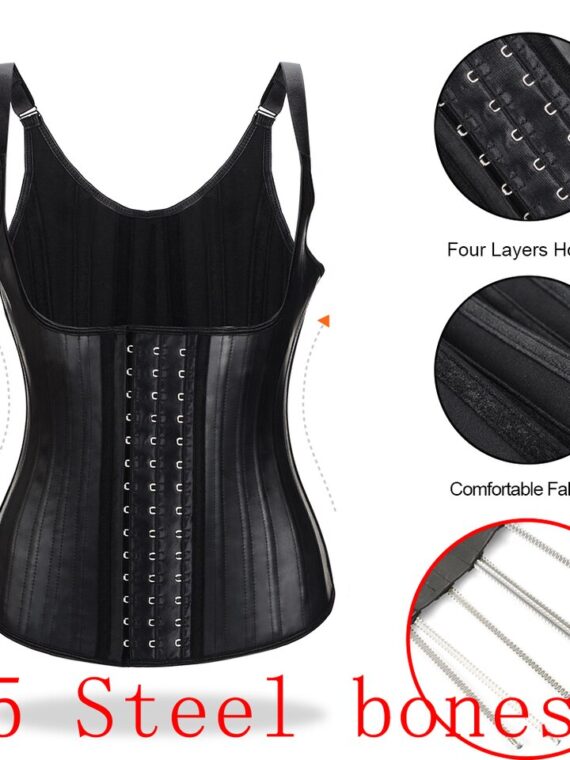 Latex waist trainer women binders shapers