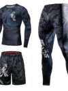 Men's Tracksuit Gym Fitness Compression Suit