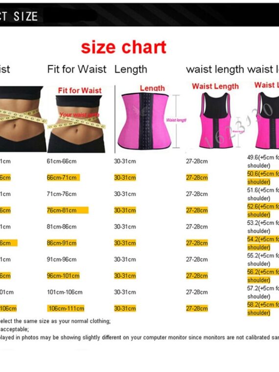 Latex waist trainer women binders shapers