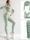 Camo Gym Set Women Tracksuit