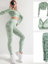 Camo Gym Set Women Tracksuit