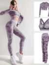 Camo Gym Set Women Tracksuit