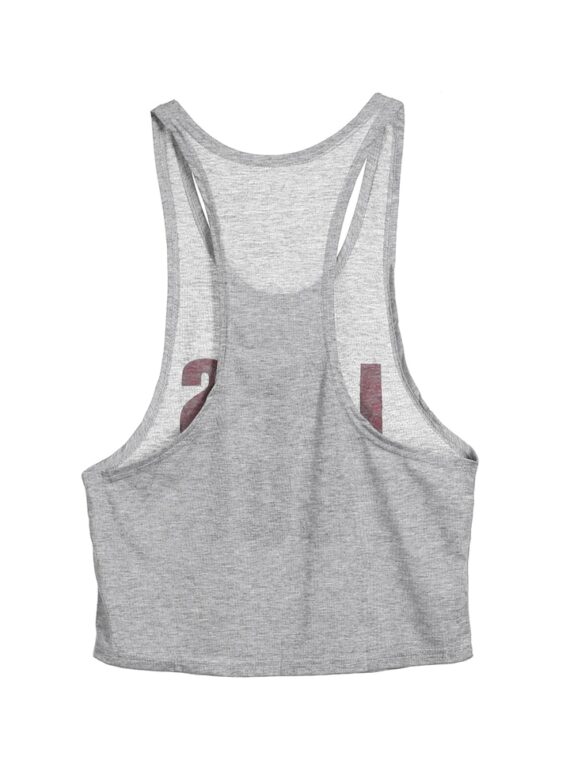 2020 New Women Summer Letter let's go Casual Black Sleeveless Workout Sleeveless shirt Female Sports Gym Top Vest