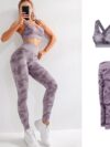 Camo Gym Set Women Tracksuit