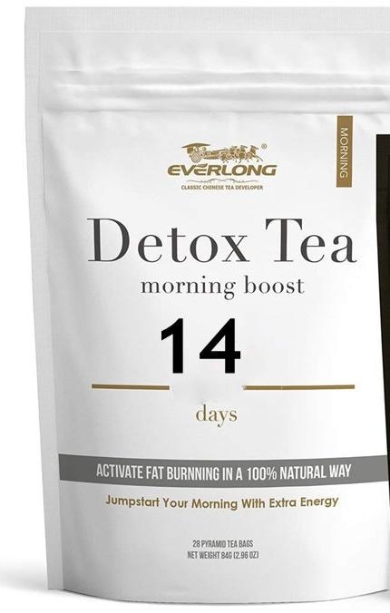 Natural Morning Boost and Night Cleanse Tea Detox